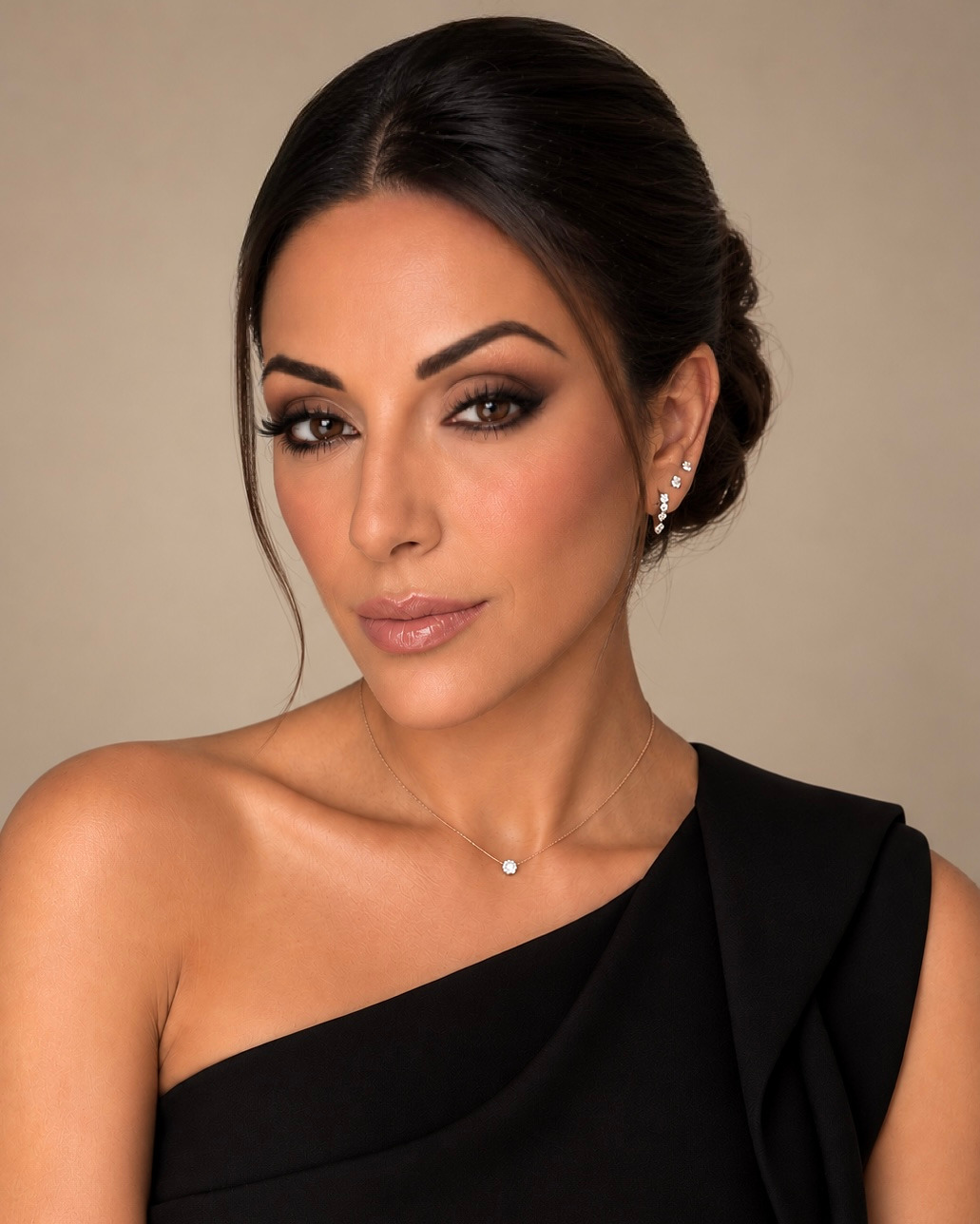 Maquillaje de noche suave